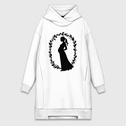 Женская толстовка-платье Беременная грация