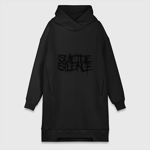 Женская толстовка-платье Suicide Silence / Черный – фото 1