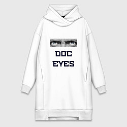 Женское худи-платье Doc Eyes, цвет: белый