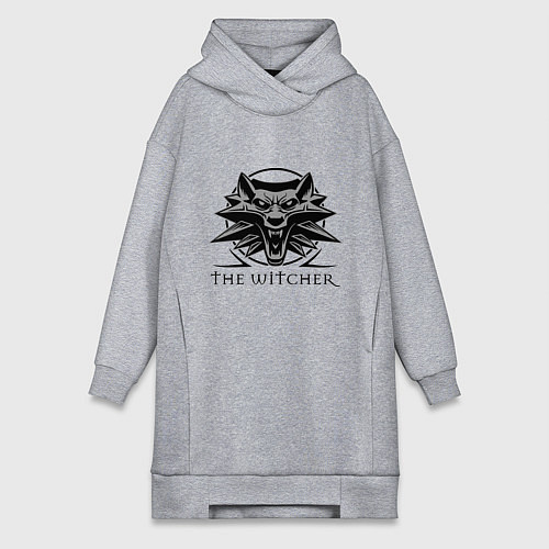 Женская толстовка-платье The Witcher 3 / Меланж – фото 1
