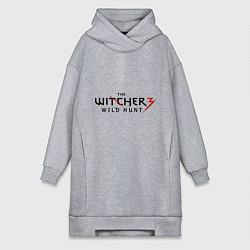 Женское худи-платье The Witcher 3, цвет: меланж
