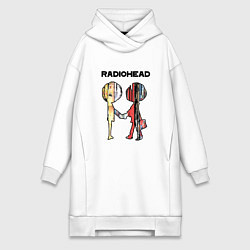 Женская толстовка-платье Radiohead Peoples
