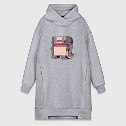 Женская толстовка-платье Вымершие виды