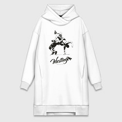 Женская толстовка-платье Wrestling