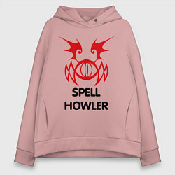 Женское худи оверсайз Dark Elf Mage - Spell Howler