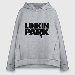 Толстовка оверсайз женская Linkin Park, цвет: меланж