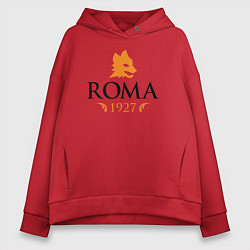 Толстовка оверсайз женская AS Roma 1927, цвет: красный