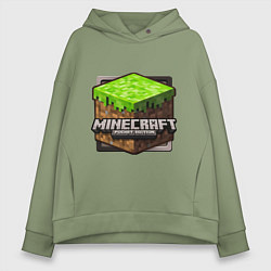 Женское худи оверсайз Minecraft: Pocket Edition