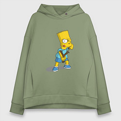 Женское худи оверсайз Bad Bart