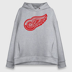 Толстовка оверсайз женская Detroit Red Wings: Pavel Datsyuk, цвет: меланж