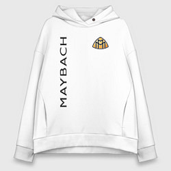 Толстовка оверсайз женская Maybach Style, цвет: белый