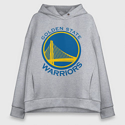 Толстовка оверсайз женская Golden state Warriors, цвет: меланж