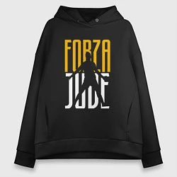 Толстовка оверсайз женская Forza Juve, цвет: черный