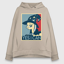 Женское худи оверсайз MLP: Yes I Can