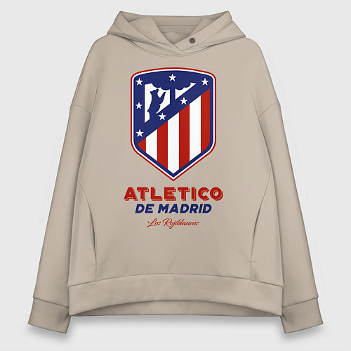 Женское худи оверсайз Atlecito de Madrid / Миндальный – фото 1