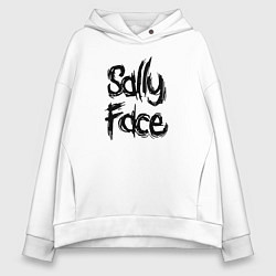 Толстовка оверсайз женская SALLY FACE, цвет: белый