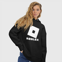Толстовка оверсайз женская ROBLOX, цвет: черный — фото 2