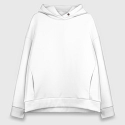 Толстовка оверсайз женская ROBLOX, цвет: белый