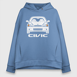 Женское худи оверсайз Honda Civic EK 6