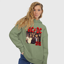 Толстовка оверсайз женская Girls got the rhythm, цвет: авокадо — фото 2