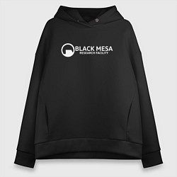 Женское худи оверсайз Black Mesa: Research Facility