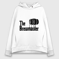 Толстовка оверсайз женская The brewmaster, цвет: белый