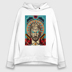 Женское худи оверсайз John wick