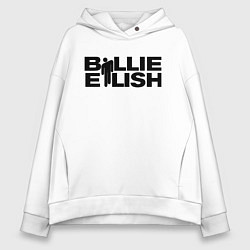 Толстовка оверсайз женская BILLIE EILISH, цвет: белый