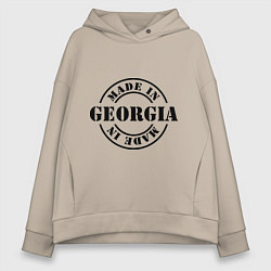 Женское худи оверсайз Made in Georgia (сделано в Грузии)