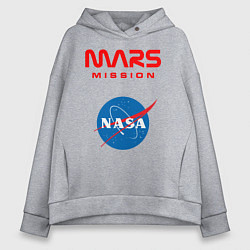 Женское худи оверсайз Nasa Mars mission