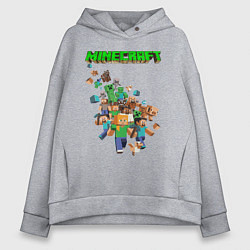 Женское худи оверсайз Minecraft