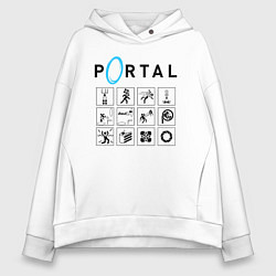 Женское худи оверсайз PORTAL