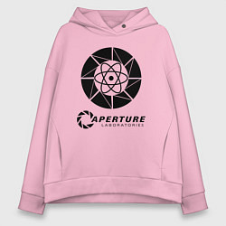 Толстовка оверсайз женская PORTAL, цвет: светло-розовый