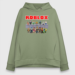 Толстовка оверсайз женская ROBLOX, цвет: авокадо