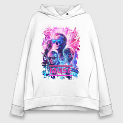 Толстовка оверсайз женская Muse, цвет: белый