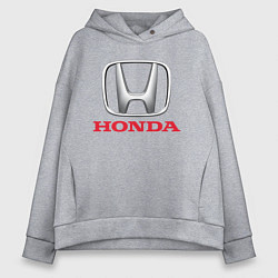 Толстовка оверсайз женская HONDA, цвет: меланж
