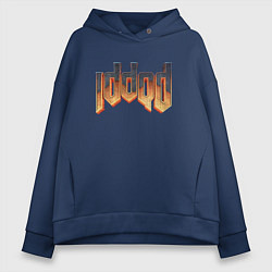 Женское худи оверсайз IDDQD DOOM