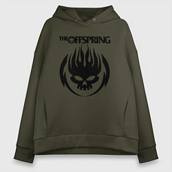 Толстовка оверсайз женская THE OFFSPRING, цвет: хаки