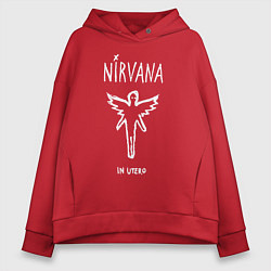 Женское худи оверсайз Nirvana In utero