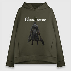 Толстовка оверсайз женская Bloodborne, цвет: хаки