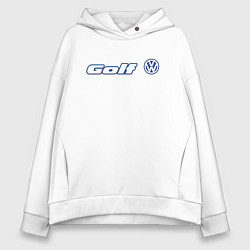 Толстовка оверсайз женская Volkswagen Golf Z, цвет: белый