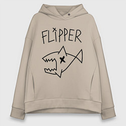 Женское худи оверсайз Nirvana Flipper