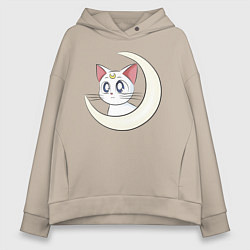 Толстовка оверсайз женская Artemis, цвет: миндальный