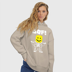 Толстовка оверсайз женская ROBLOX, цвет: миндальный — фото 2