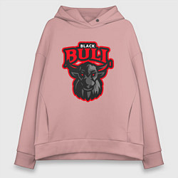 Толстовка оверсайз женская Black Bull, цвет: пыльно-розовый