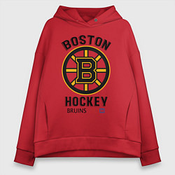 Толстовка оверсайз женская BOSTON BRUINS NHL, цвет: красный