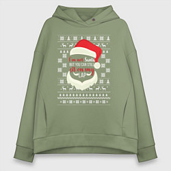 Женское худи оверсайз Im not Santa