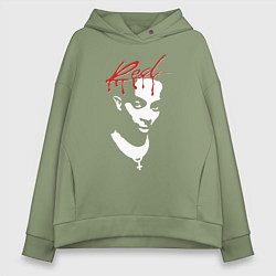 Женское худи оверсайз Playboi Carti Whole Lotta Red