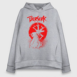 Толстовка оверсайз женская BERSERK, цвет: меланж