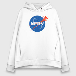 Толстовка оверсайз женская Nerv, цвет: белый